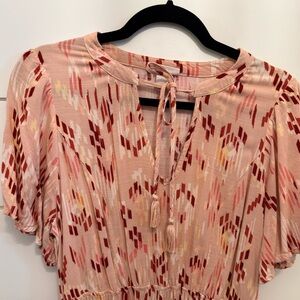 Knox Rose Pink Long Dress, M